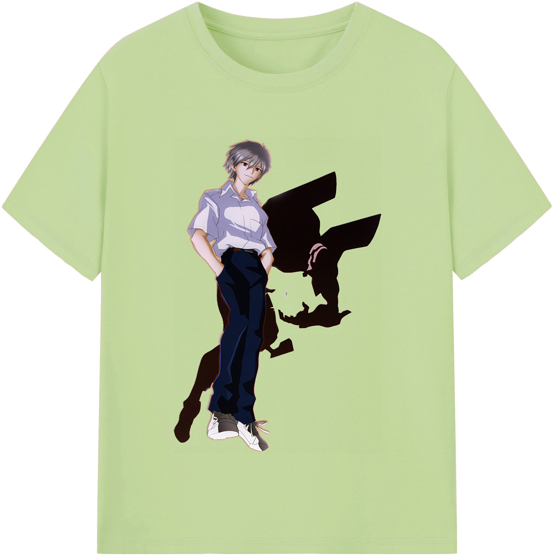 （画像用） EVA 新世紀エヴァンゲリオン 綿100％半袖Tシャツ（フロントプリント）